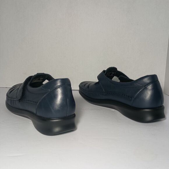 SAS Tripad Comfort Roamer Navy Nubuck Leather Shoe Loafer Wm's 7.5 L8882140 - Picture 3 of 16